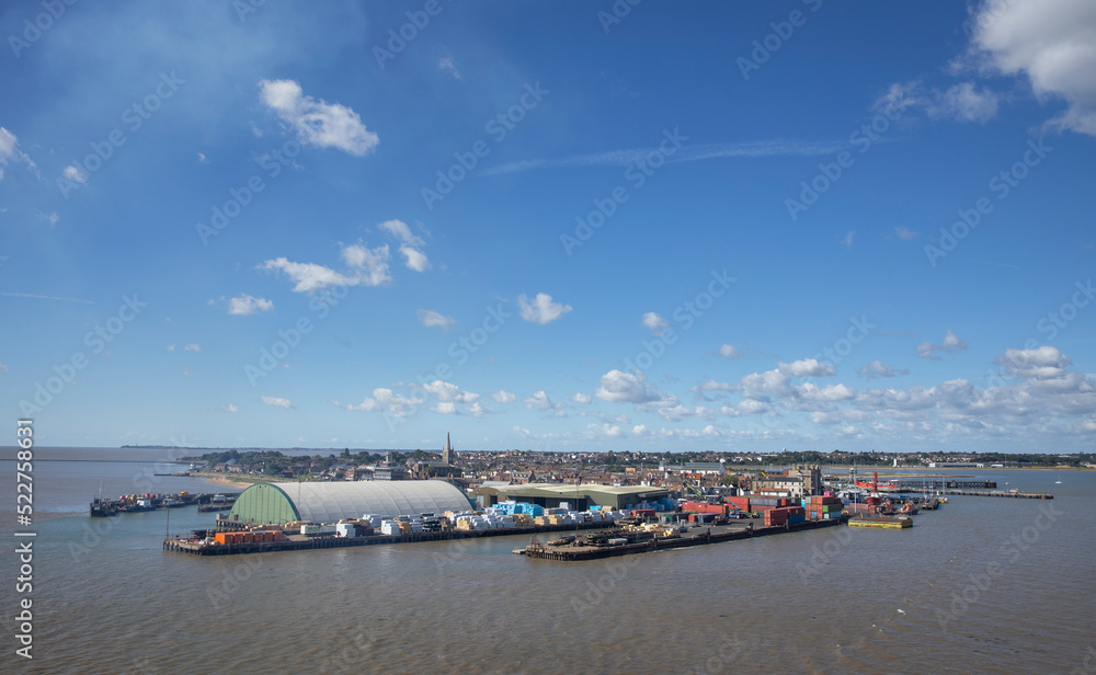 At the ferry Harwich Hoek van Holland. Boat. Northsea. Coast. Sea. Harbor. England Essex.UK. Great Brittain. At the ferry Harwich Hoek van Holland. Boat. Northsea. Coast. Sea. Harbor. England Essex.UK. Great Brittain.