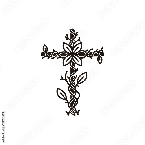 church cross tattoo