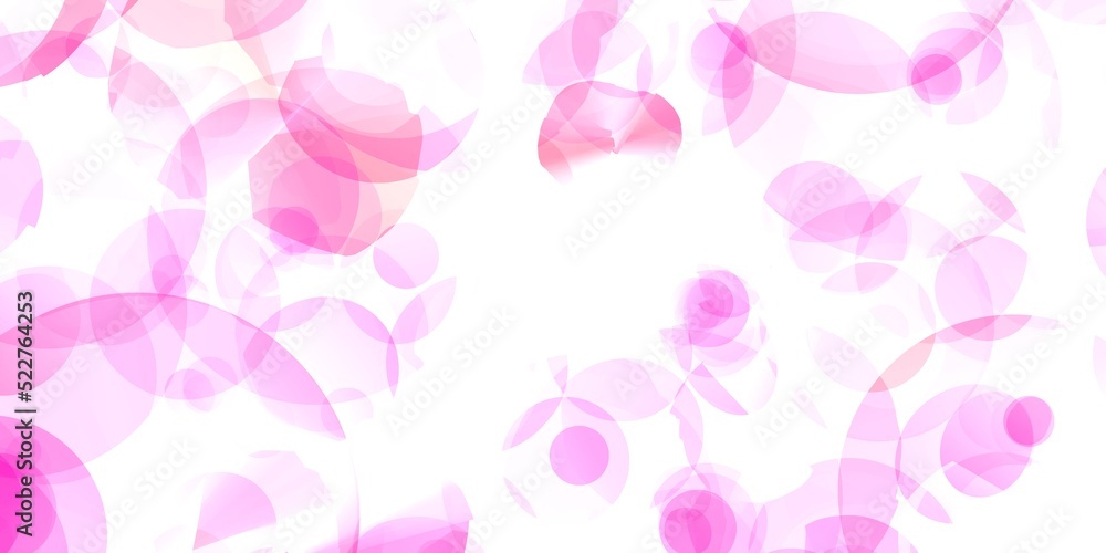 ピンク系の花びら模様の背景用素材