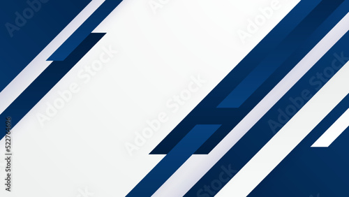 Blue and white geometric shapes abstract modern technology background design. Vector abstract graphic presentation design banner pattern background web template.