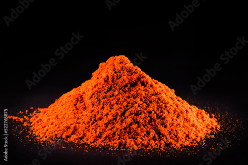 red pigment used as a dye in the textile industry, dyes and synthetic fabrics, copyspace