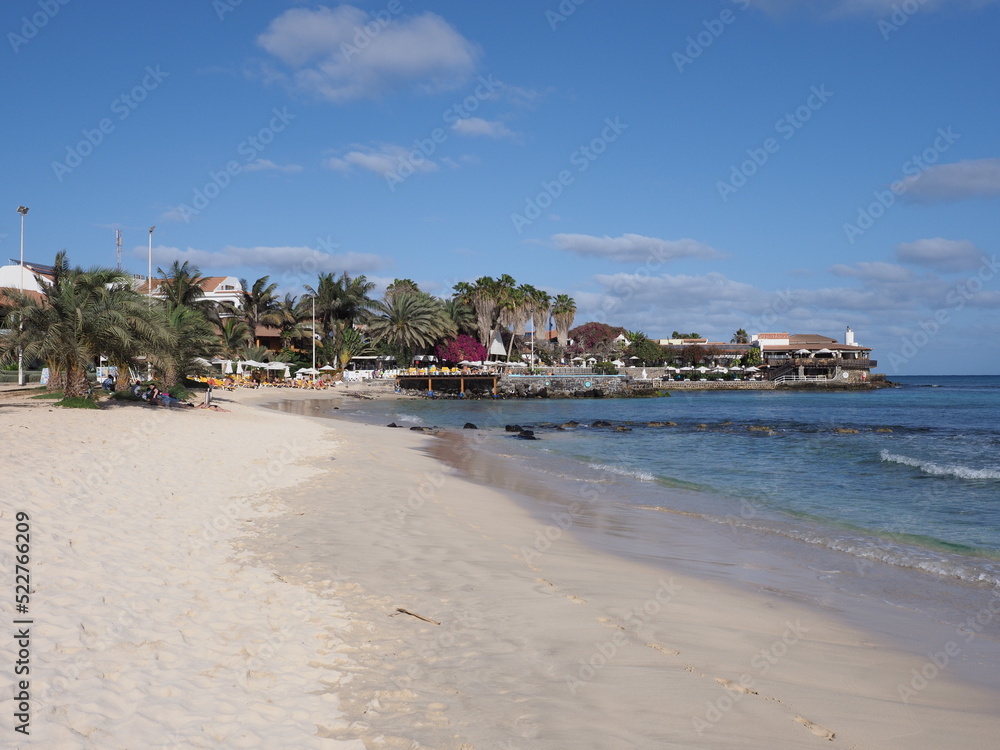 Paradise beach on Atlantic Ocean at Sal island, Cape Verde