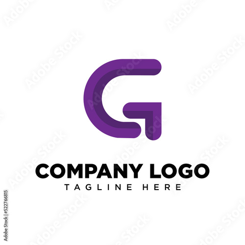 Logo design letter G, suitable for company, community, personal logos, brand logos