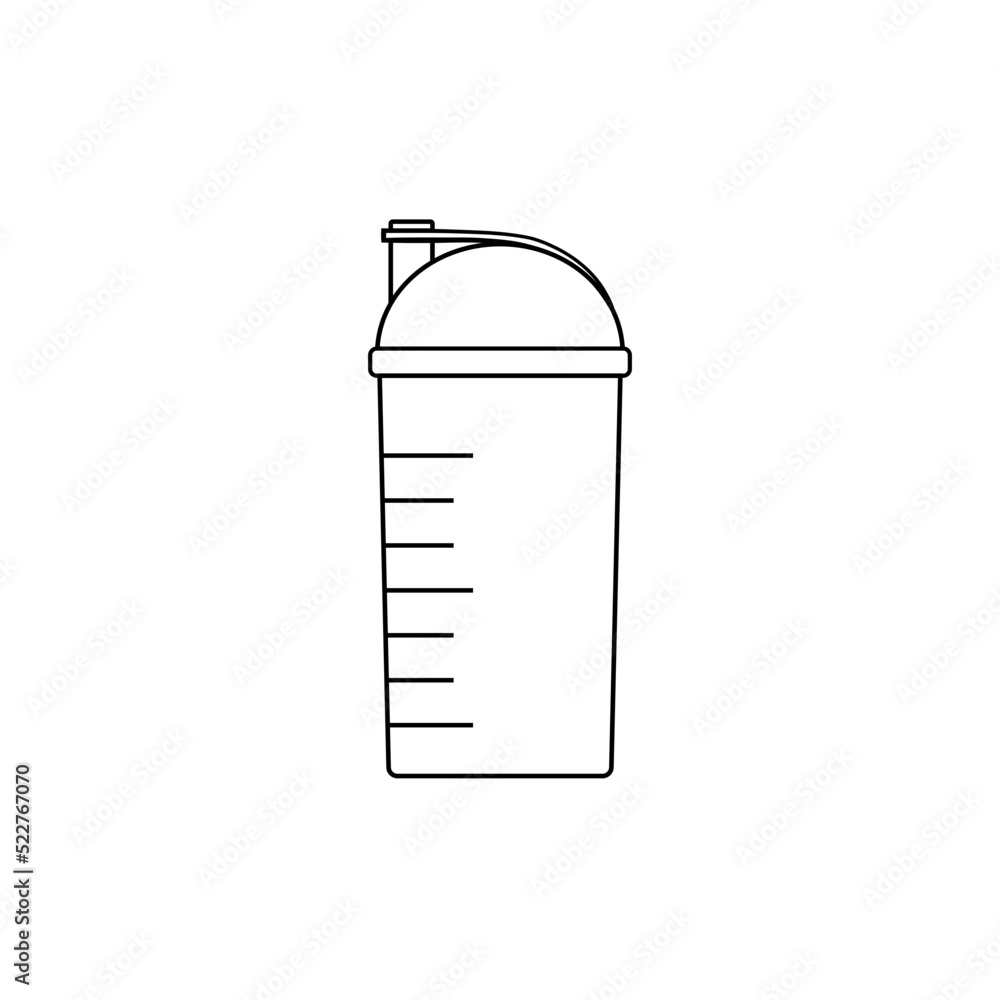 Proteinpulver Shaker, Mixer, Flasche, Protein Icon Symbol Proteinpulver Shaker, Mixer, Flasche, Protein Icon Symbol