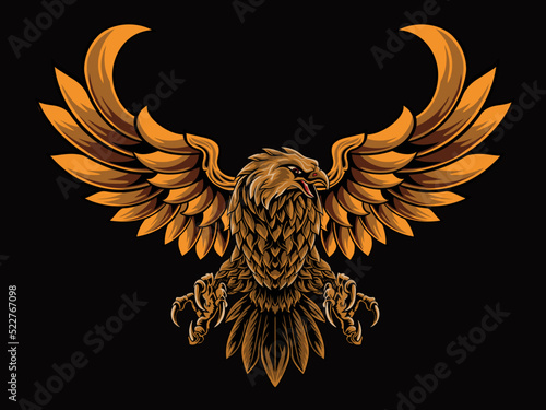 eagle vector design, color editable