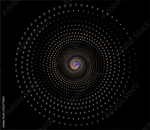 Graphic background circle colorful vector abstract swirl illustration for design