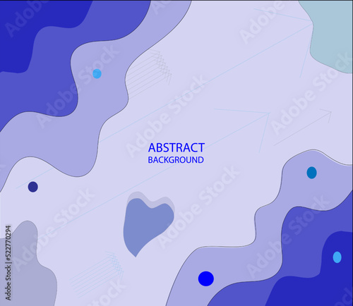 abstract background design blue and white colorful fluid shape banner Template
