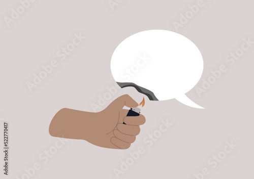 Burning a secret, a non-disclosure agreement, a censorship concept
