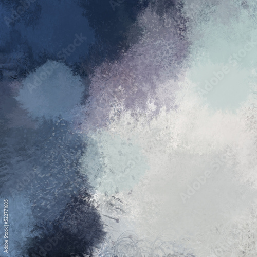 Watercolor paper background. Abstract Painted Illustration. Brush stroked painting. Abstract light blue watercolor background with space for text or image © Natalie Bellows