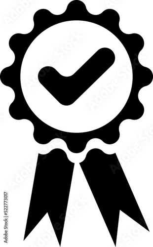 Quality mark, vector. Icon in the form of a quality mark, can be used as a logo.