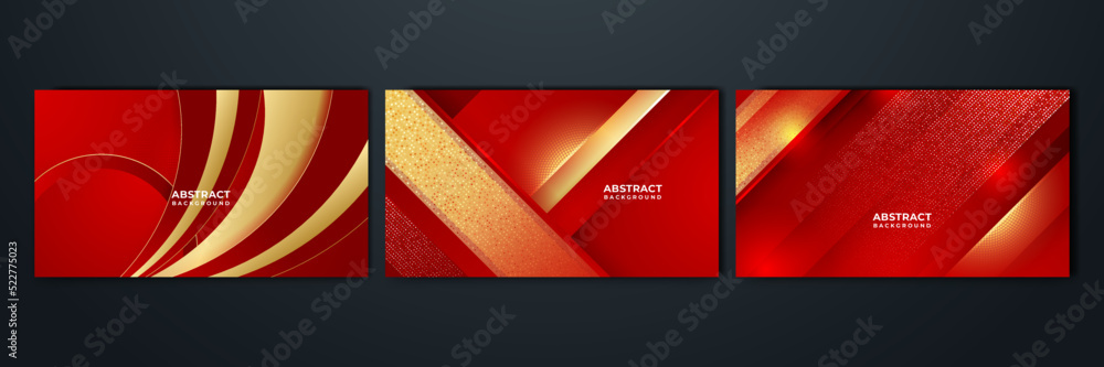 Red and gold background