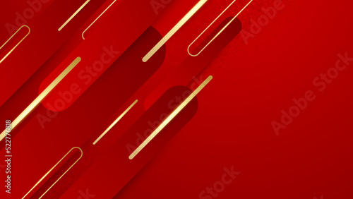 Abstract red and gold background