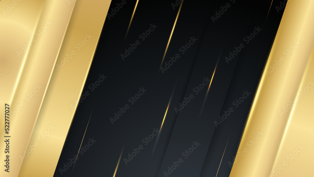 Abstract black and gold background Abstract black and gold background