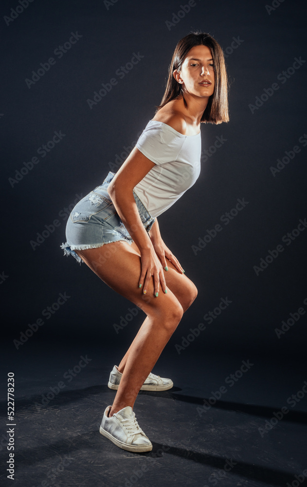 Modern female model Modern female model