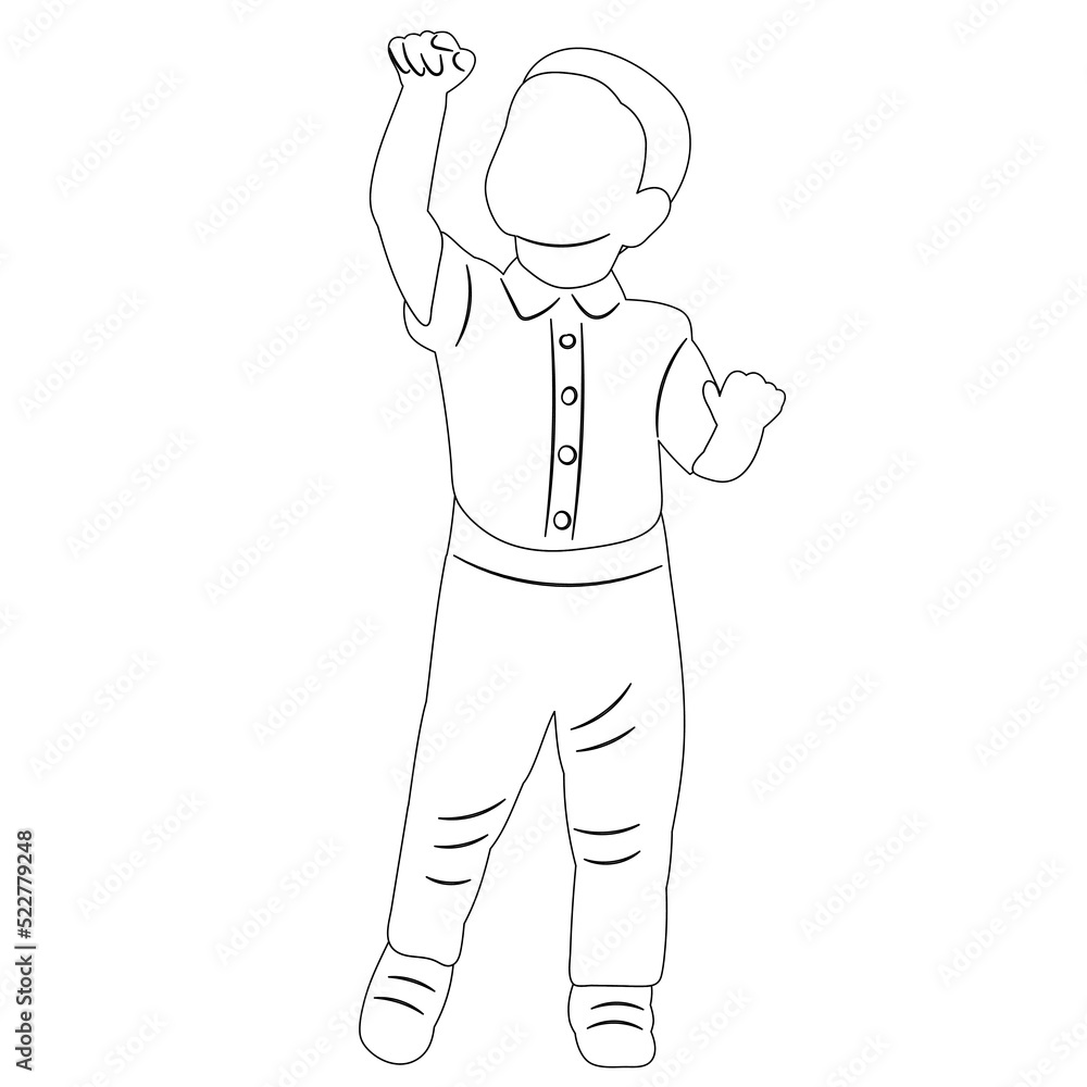 baby boy sketch on white background isolated baby boy sketch on white background isolated
