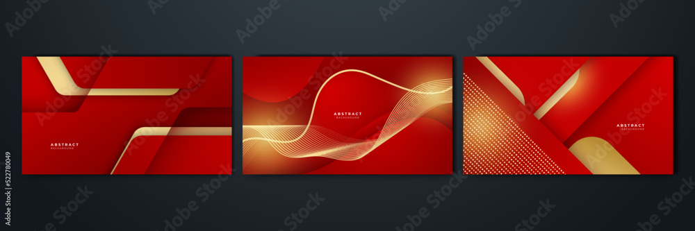 Abstract red and gold luxury background Abstract red and gold luxury background