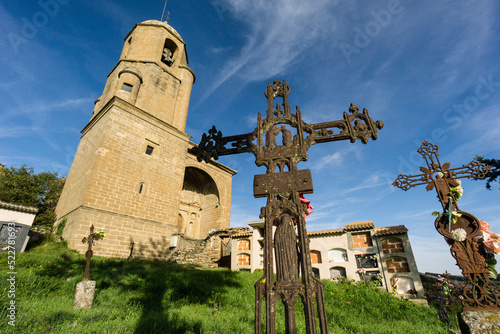 Iglesia de Santa Eulalia, Olsón, municipio de Ainsa-Sobrarbe,  Huesca, Comunidad Autónoma de Aragón, cordillera de los Pirineos, Spain photo