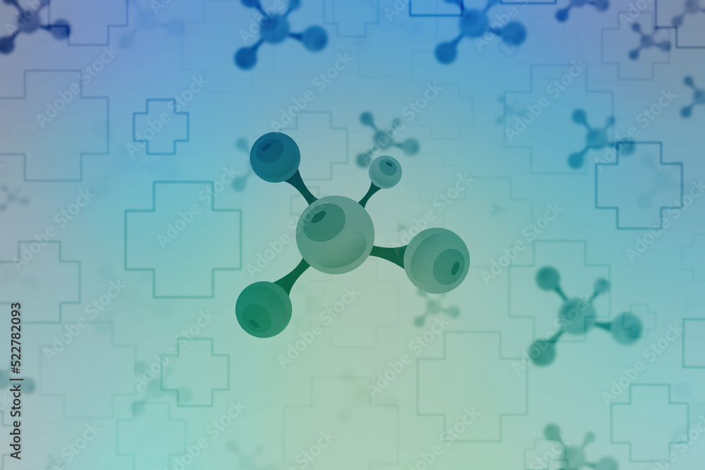 Fototapeta premium Medical and Health care concept background, Medical Science, Biotechnology concept background