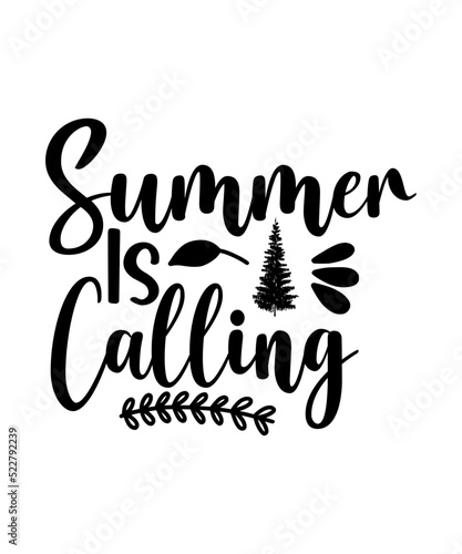 Εκτύπωση καμβά Summer Beach Bundle SVG, Beach Svg Bundle, Summertime, Funny Beach Quotes Svg, S