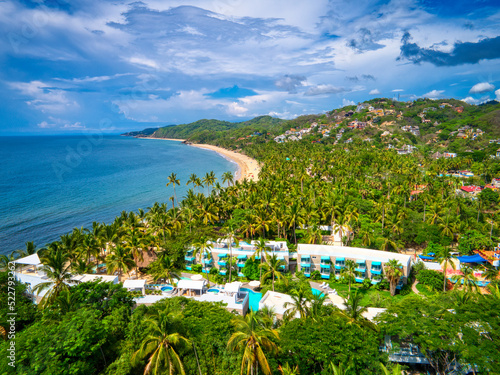 Vista aérea Sayulita, Riviera Nayarit