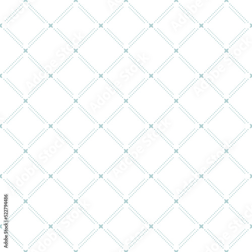 Seamless background for your designs. Modern ornament. Geometric abstract light blue and white pattern