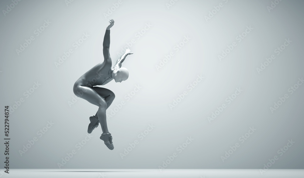 Man dancing and posing on white background. Man dancing and posing on white background.