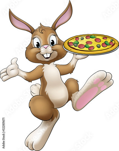 Easter Bunny Rabbit Cartoon...