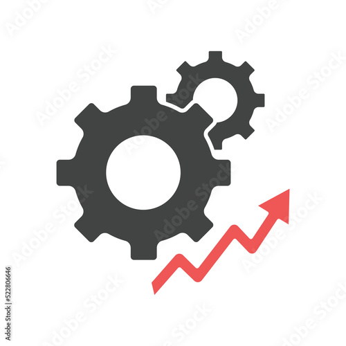 improvement icons symbol vector elements for infographic web