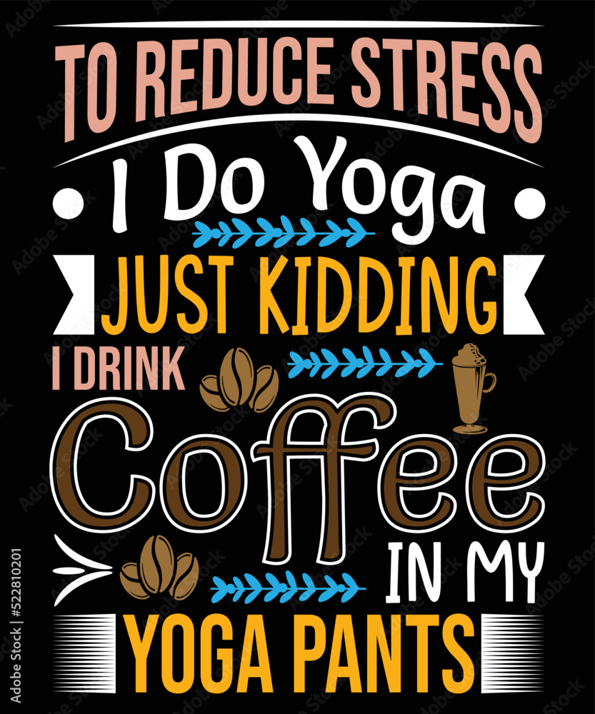 Obraz premium Premium Coffee Vector Typography T-Shirt Design 