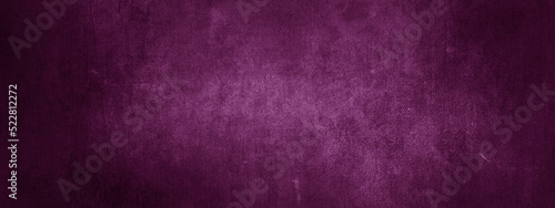Violet Distressed Texture for your design. Dark abstract purple pink concrete paper texture background banner pattern. Backdrop red grunge background with space for text or image. Rich red background