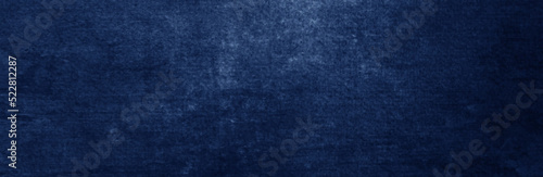 Blue Distressed Texture for your design. Dark abstract blue concrete paper texture background banner pattern. Backdrop blue grunge background with space for text or image. abstract grungy background