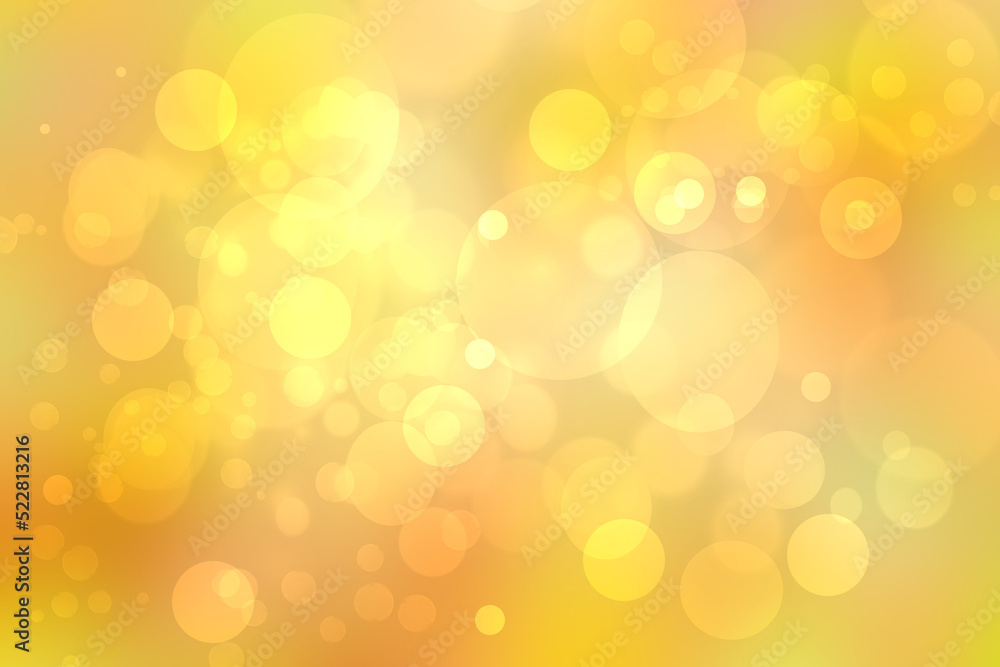 Abstract bright gradient orange yellow gold autumn background texture with sunny lights and bokeh circles. Space for your design. Beautiful orange illustration. Abstract bright gradient orange yellow gold autumn background texture with sunny lights and bokeh circles. Space for your design. Beautiful orange illustration.