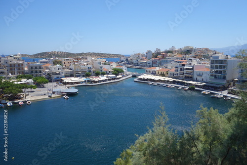 la Crète ville de agios Nikolaos