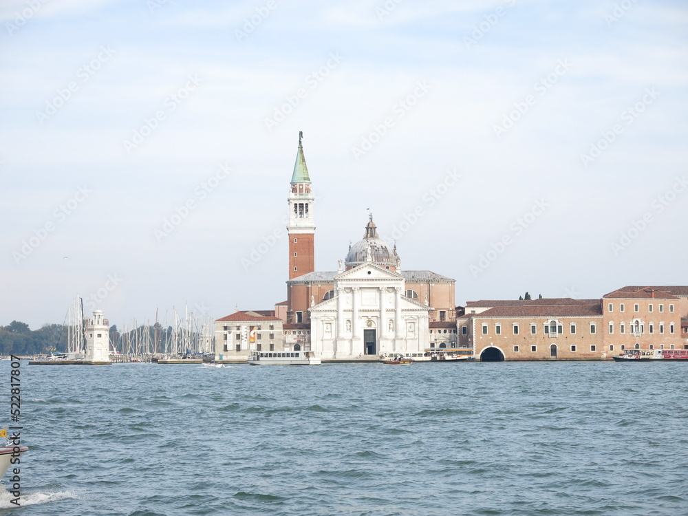 Blick auf Insel San Giorgio Maggiore bei Venedig