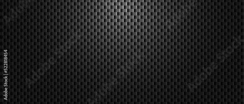 Wallpaper Mural Dark black geometric grid background Modern dark abstract texture Torontodigital.ca