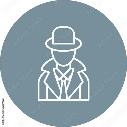 Espionage Line Two Color Icon