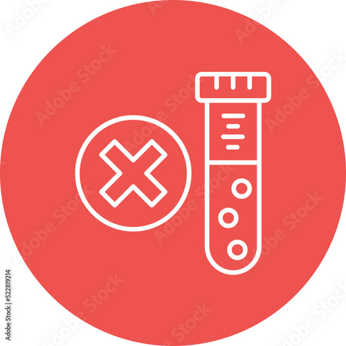 No Preservatives Line Two Color Icon