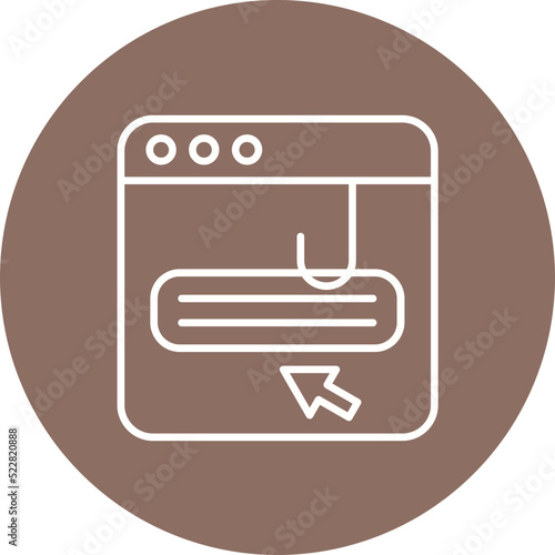 Clickbait Line Two Color Icon
