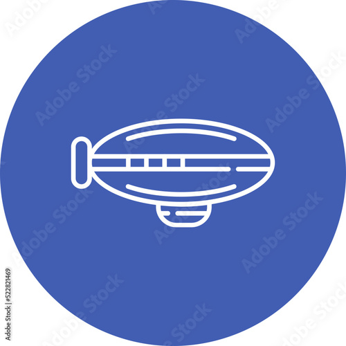 Zeppelin Line Two Color Icon