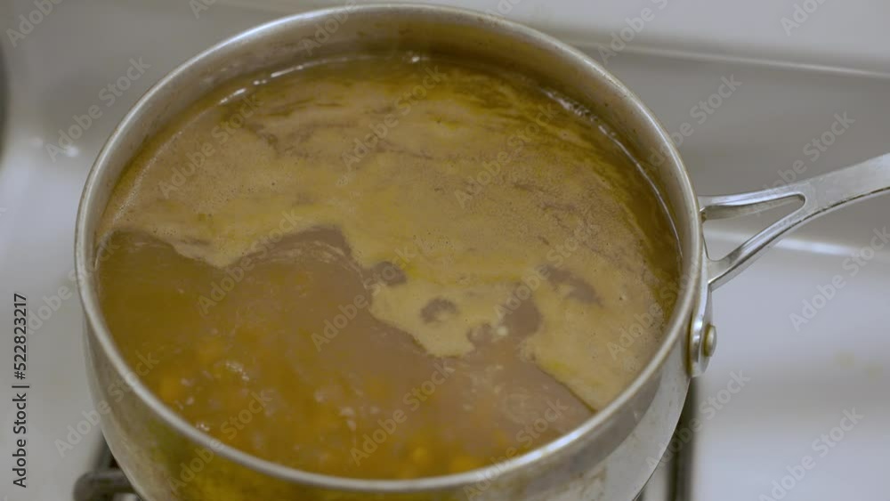 Preparing some broth Preparing some broth