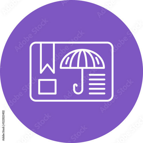 Keep Dry Line Two Color Icon
