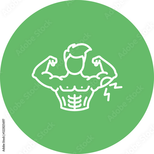 Pain Line Two Color Icon