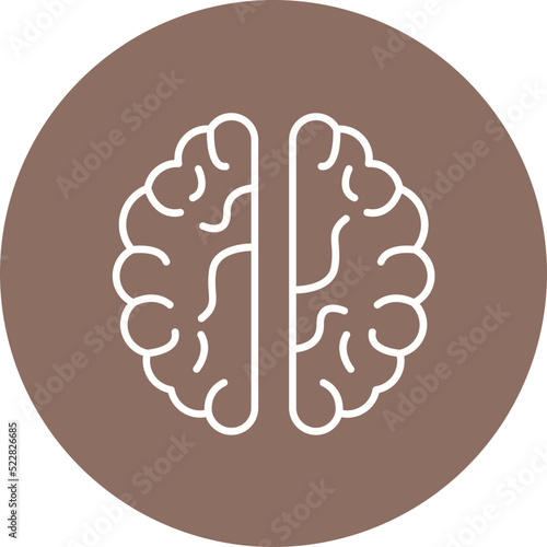 Neurology Line Two Color Icon