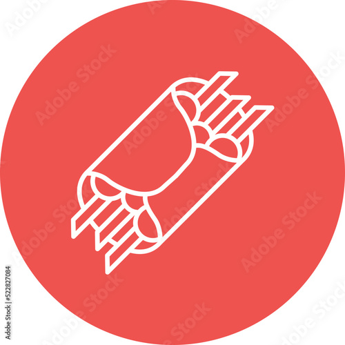 Enchilada Line Two Color Icon