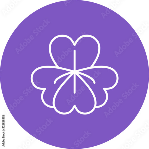 Pansy Line Two Color Icon