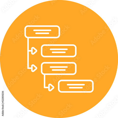 Dependencies Line Two Color Icon