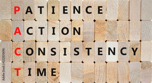 Photography PACT patience action consistency time symbol