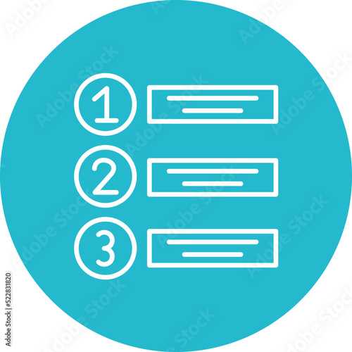 Prioritize Line Two Color Icon