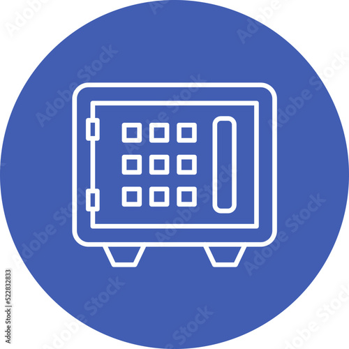 Strongbox Line Two Color Icon