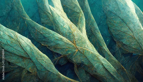 Obraz Abstract green leaf texture, nature background, tropical leaf.